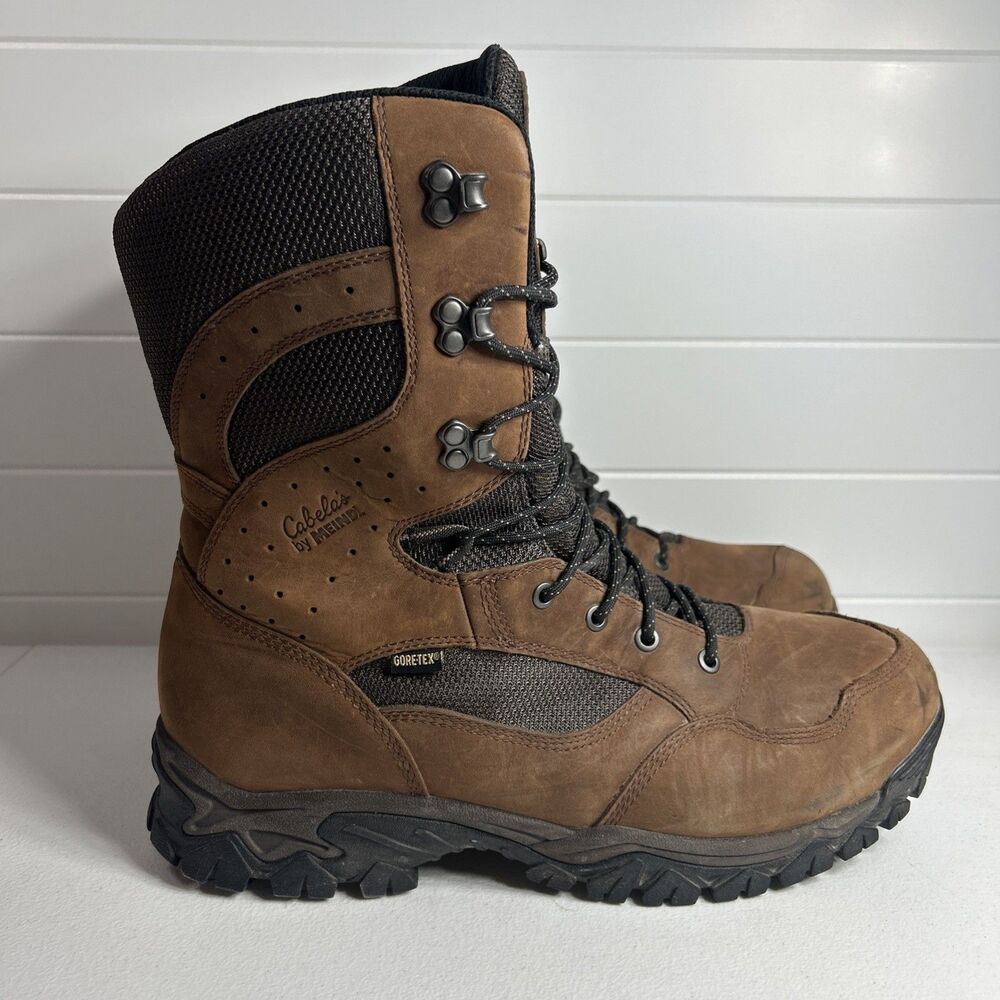 Cabela's Meindl Pflege II Men’s Boots Size 11 EE Brown Gore-Tex Hunting 5464-10